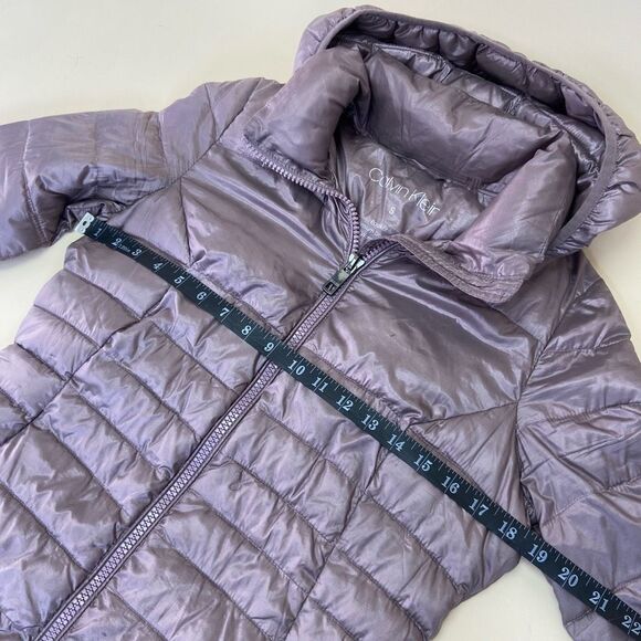 Calvin Klein Long Premium Down Blend Jacket Size Small - Picture 8 of 10